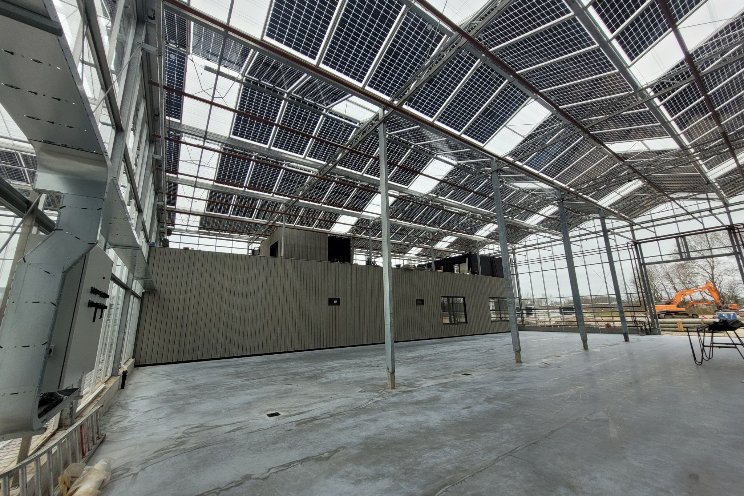 Stadskwekerij in aanbouw Stadskwekerij in aanbouw