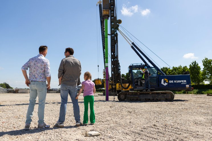 KG slaat eerste paal nieuwbouw op Open Dag