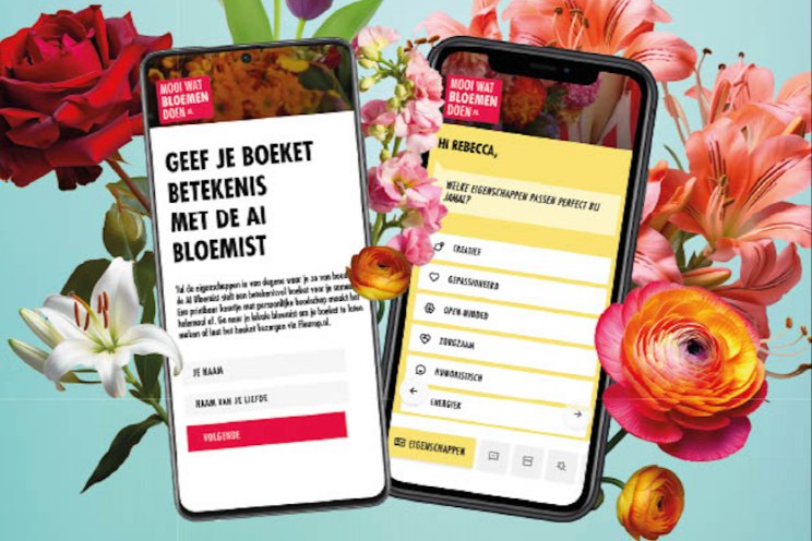 BBH lanceert AI Bloemist voor Valentijnsdag
