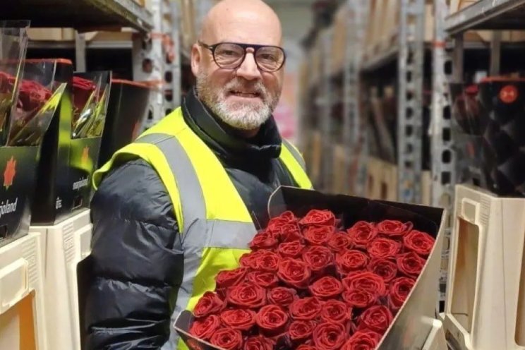 Valentijndrukte op de klok Valentijndrukte op de klok