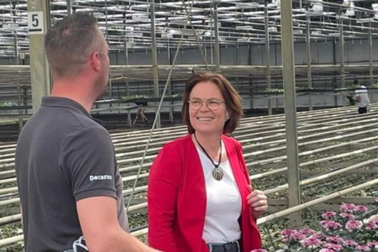 Europarlementariër op bezoek bij Arcadia Europarlementariër op bezoek bij Arcadia