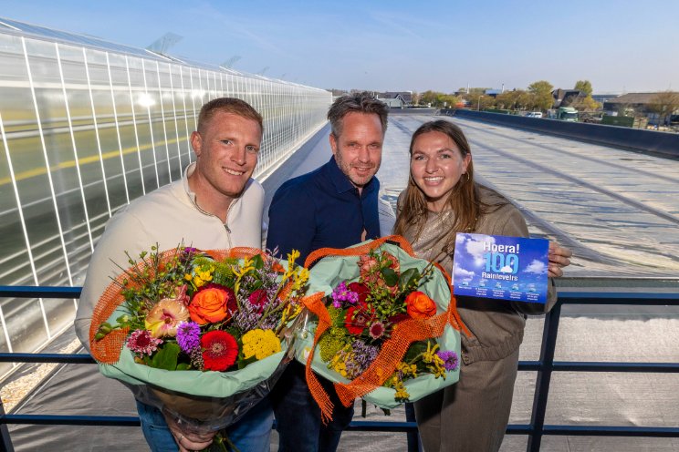Rainlevelr verwelkomt 100e deelnemer Rainlevelr verwelkomt 100e deelnemer