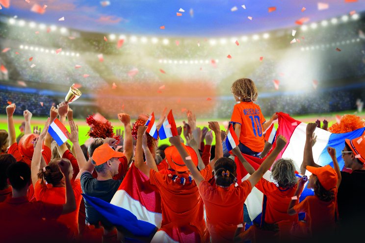 Oranje op groot scherm na afloop EnergiekEvent Oranje op groot scherm na afloop EnergiekEvent