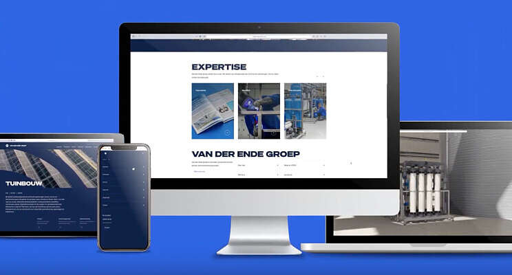Nieuwe site Van der Ende Groep Nieuwe site Van der Ende Groep