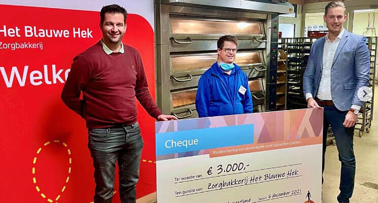 Vilosa en Rabobank doneren aan zorgbakkerij Vilosa en Rabobank doneren aan zorgbakkerij
